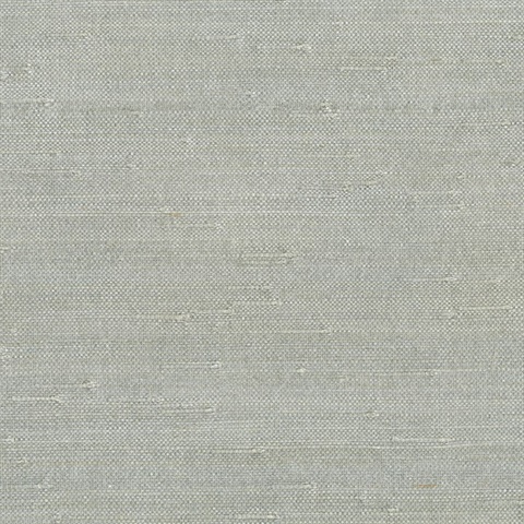 Jin Light Grey Grasscloth Wallpaper
