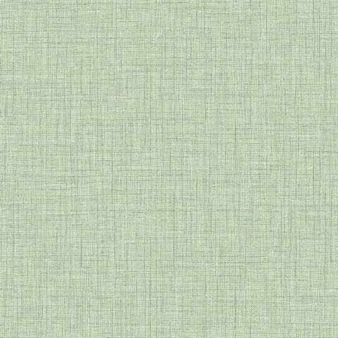 Jocelyn Green Faux Fabric Wallpaper