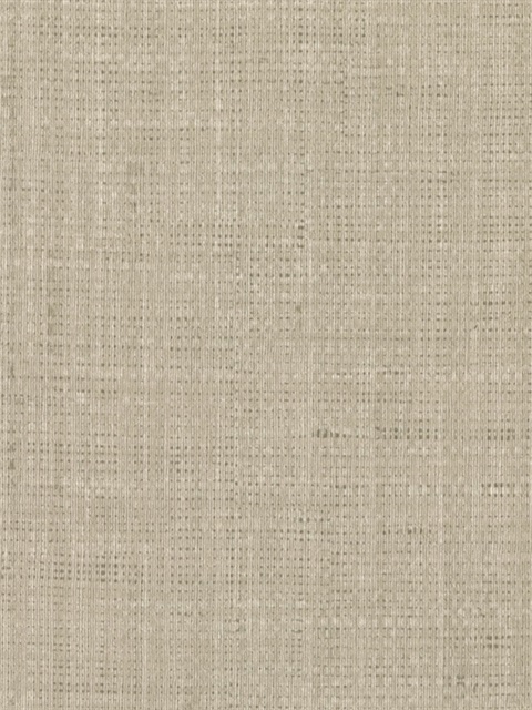 Jonus Taupe Faux Grasscloth Wallpaper