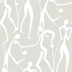 Joyful Dancers Carbon Black Wallpaper