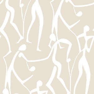 Joyful Dancers Carbon Black Wallpaper