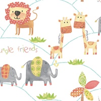 Jungle Friends Wallpaper