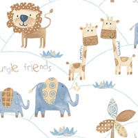 Jungle Friends Wallpaper