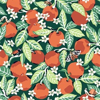 Juniper Orange Grove Peel & Stick Wallpaper