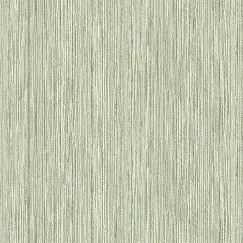 Justina Green Faux Grasscloth Wallpaper