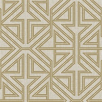 Kachel Gold Geometric Wallpaper