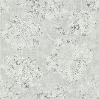 Kala Platinum Floral Wallpaper