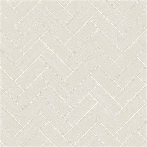 Kaliko Light Grey Wood Herringbone Wallpaper