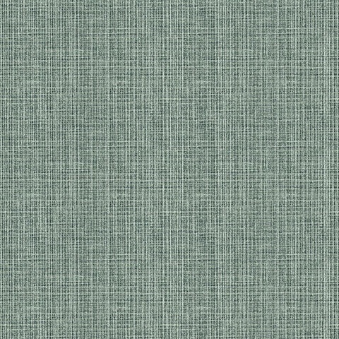 Kantera Green Fabric Texture Wallpaper