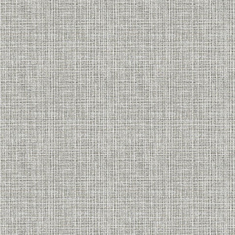Kantera Grey Fabric Texture Wallpaper