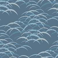 Kasia Dark Blue Abstract Wallpaper