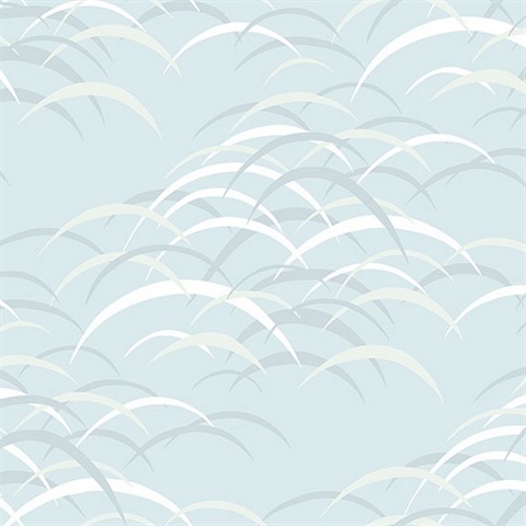 Kasia Sky Blue Abstract Wallpaper