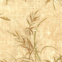 Kazumi Taupe Bamboo Texture Wallpaper