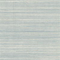 Kenter Aqua Sisal Grasscloth Wallpaper by Scott Living