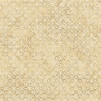 Khauta Gold Floral Geometric Wallpaper