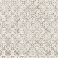 Khauta Silver Floral Geometric Wallpaper
