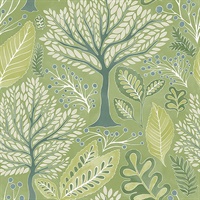 Kiah Green Forest Wallpaper