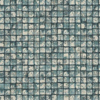 Kingsley Blue Tiled Wallpaper