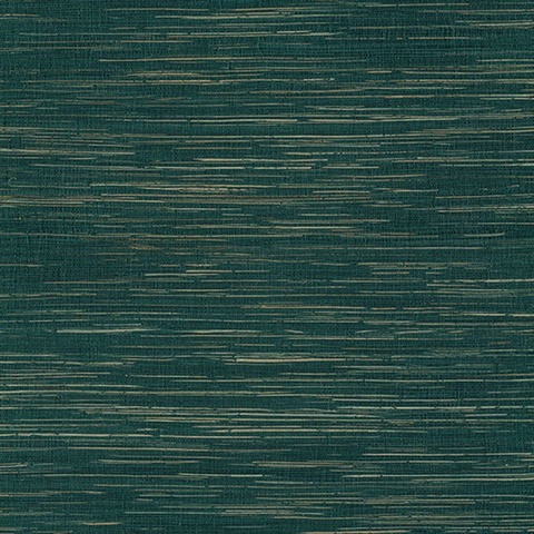 Kira Teal Hemp Grasscloth Wallpaper