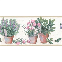 Kitchen Herb Wallpaper Border
