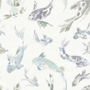 Koi Blue Fish Wallpaper