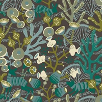 Korall Green Meadow Wallpaper
