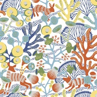 Korall Multicolor Meadow Wallpaper