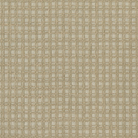 Kori Khaki Grasscloth Wallpaper