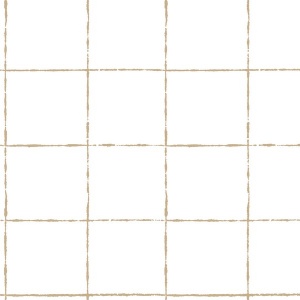 La Vitre Plaid Lichen Grey Wallpaper