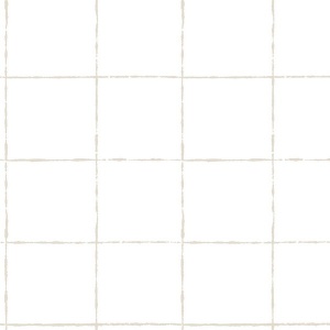 La Vitre Plaid Lichen Grey Wallpaper