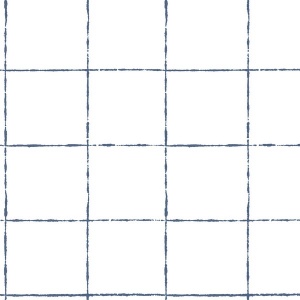 La Vitre Plaid Lichen Grey Wallpaper