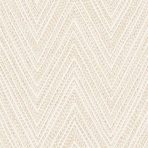 Lainey Blue Stitched Chevron Wallpaper