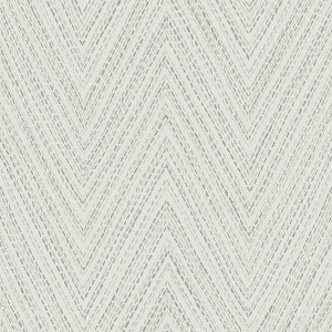 Lainey Blue Stitched Chevron Wallpaper