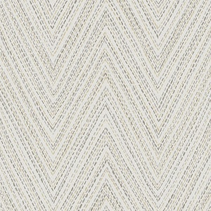 Lainey Blue Stitched Chevron Wallpaper