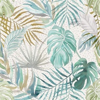 Lana Aqua Tropica Wallpaper