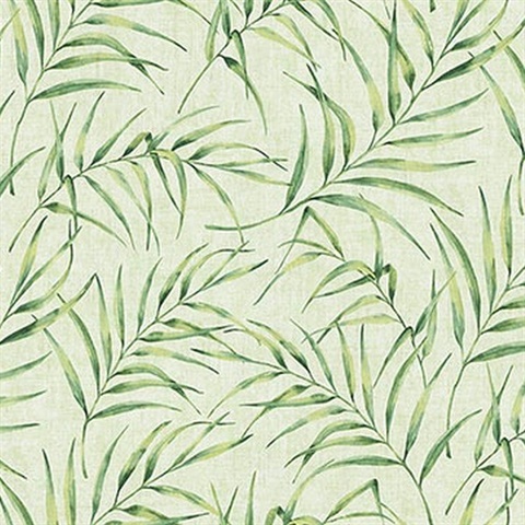 Lani Green Fronds Wallpaper