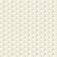 Lanux Off-White Fan Wallpaper