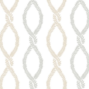 Laureate Light Green Wallpaper