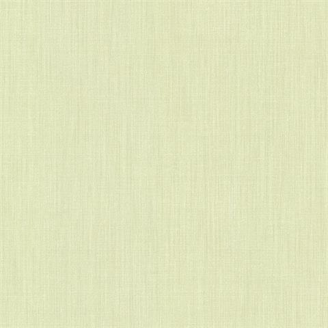 Laurita Golden Green Linen Texture Wallpaper