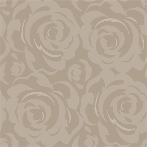 Lavish Wallpaper - Taupe