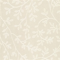 Leaf Vine Wallpaper - Iridescent