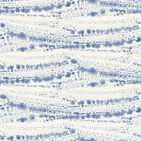 Rannell Navy Abstract Scallop Wallpaper
