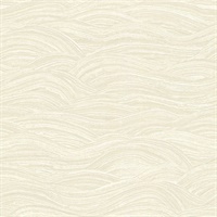 Leith Cream Zen Waves Wallpaper