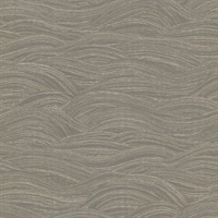 Leith Grey Zen Waves Wallpaper