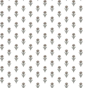 Libby Stone Mini Floral Wallpaper