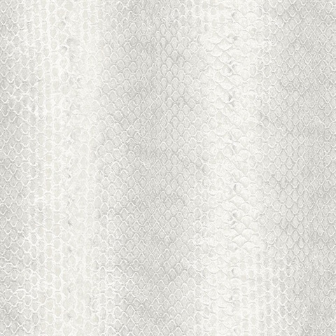 Light Grey Snake Skin Wallpaper