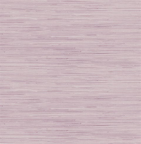 Lilac Classic Faux Grasscloth Peel & Stick Wallpaper
