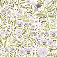 Lilac Marigold Forest Peel & Stick Wallpaper