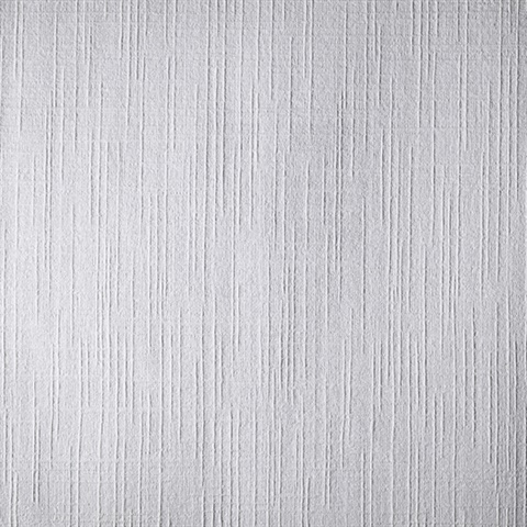 Linen Corsshatch Paintable Wallpaper - White