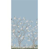 Lingering Garden Sky Blue Wall Mural